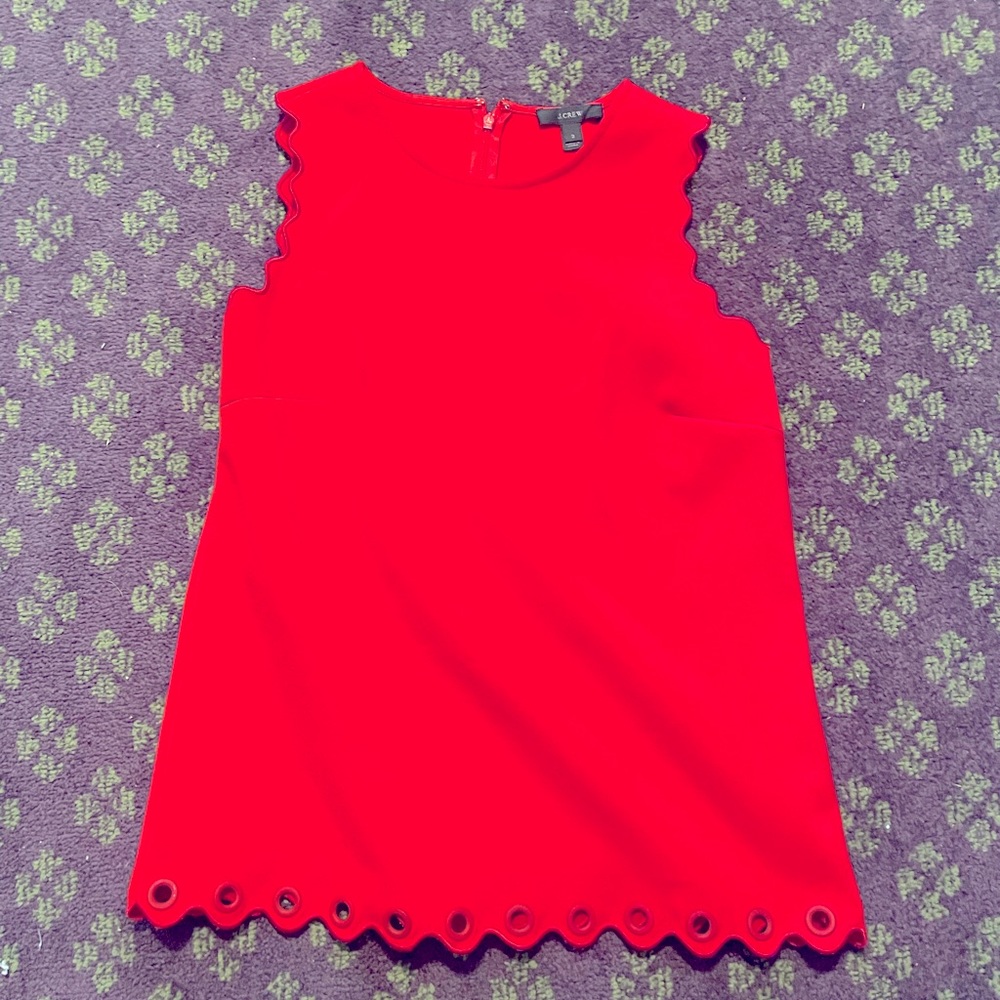 Gorgeous J Crew scalloped top with eyelets